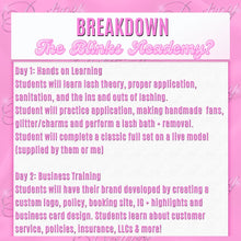 Load image into Gallery viewer, The Blinks Academy: 1 on 1 Training Course (3 Days)